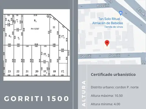 TERRENO 260 m2 EN LISANDRO DE LA TORRE