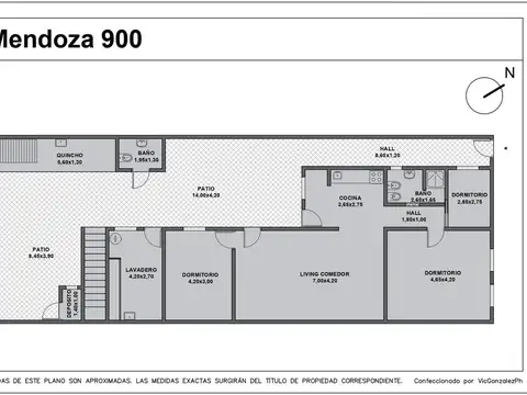 Depto Tipo Casa en Venta 50 años