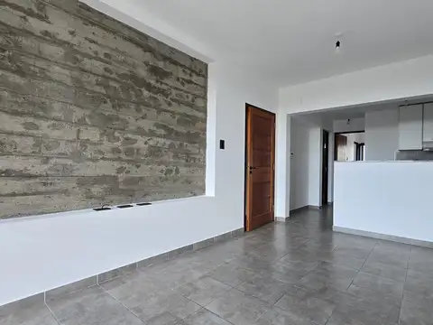 SEMIPISO ALTO Y MODERNO, ESTAR COMEDOR, COCINA SECTORIZADA, BARRA, BAÑO, DORMITORIO, BALCON LAVADERO