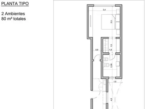 Departamento en Venta en Chauvin, USD 192.000