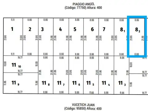 Terreno en Venta en Rosario, USD 89.000