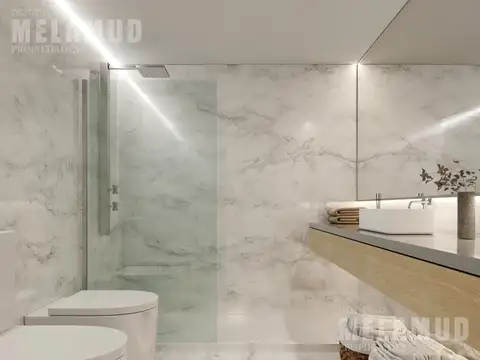 Departamento 3 ambientes con 2 baños