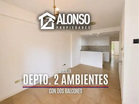 ALQUILER  DEPARTAMENTO 2 AMB CON 2 BALCONES EN LANUS OESTE