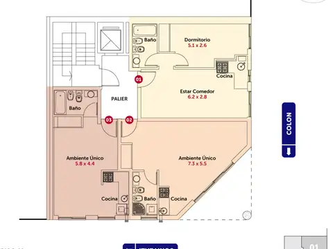 Colón 1900, Piso 00