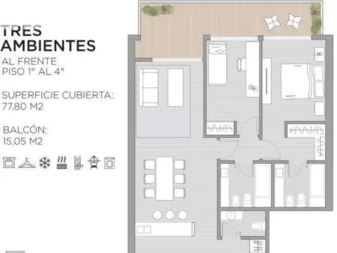 Departamento en Venta 1 año