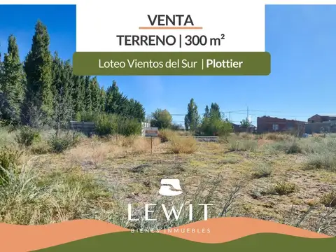 Venta de Terrenos de 300 m² con Platea en Loteo Vientos del Sur de Plottier