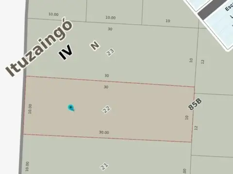 Terreno en Venta en Villa Gobernador Udaondo, USD 76.000