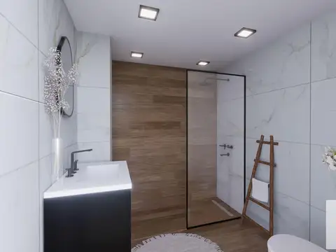 Departamento Monoambiente con 1 baño