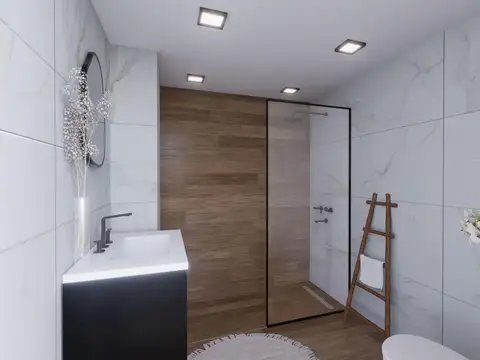 Departamento Monoambiente con 1 baño