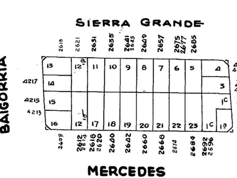 LOTE EN ESQUINA EN VILLA DEVOTO
