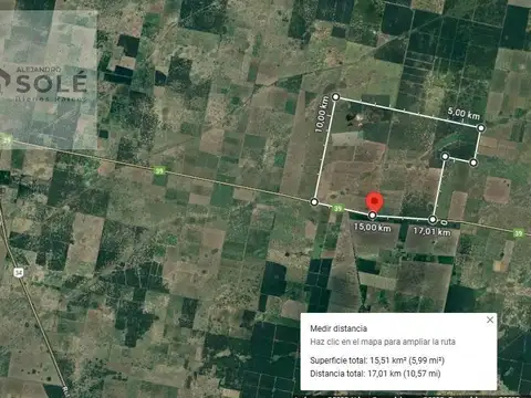 Terreno en Venta en Arrufo, USD 3.250