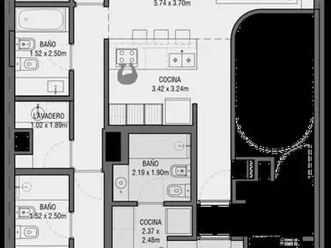 Departamento en Venta A Estrenar