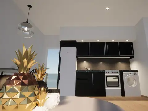 Departamento 2 ambientes con 1 baño