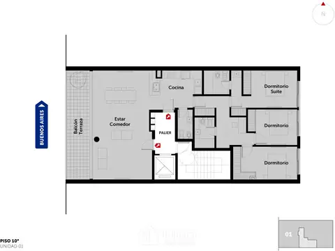 Departamento en Venta de 2 ambientes