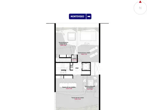 Montevideo 900, Piso 8