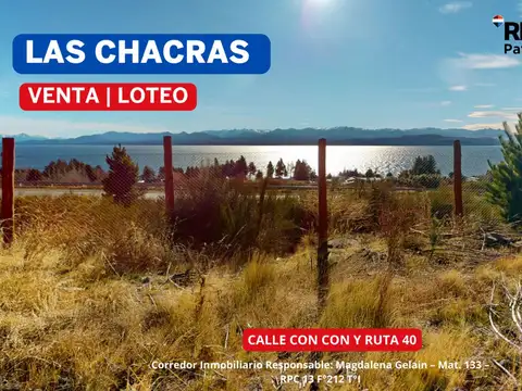 Lote con vista al lago Con-Con y Ruta 40 Bariloche