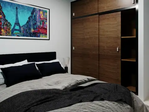 Departamento 2 ambientes con 1 baño
