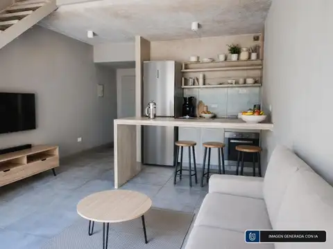 Departamento en venta tipo loft con balcón y parrilla en Ayres Vila Pilar