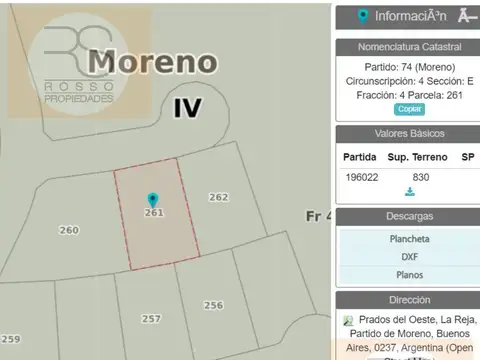 Lote en Venta - Prados del Oeste 2