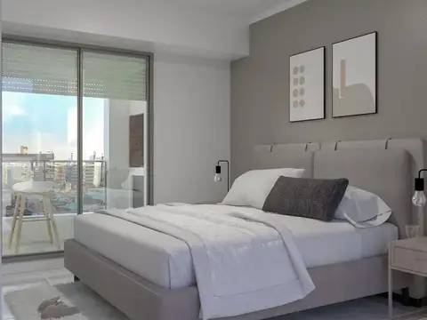 Departamento Monoambiente con 1 baño