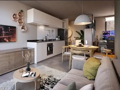Departamento 2 ambientes con 1 baño