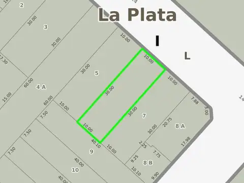 Terreno en Venta en La Plata, USD 270.000