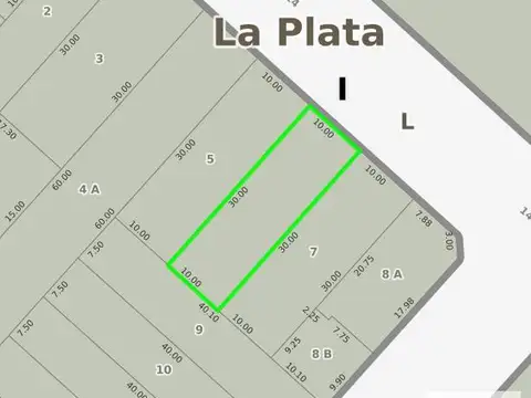 Terreno en Venta en La Plata, USD 270.000