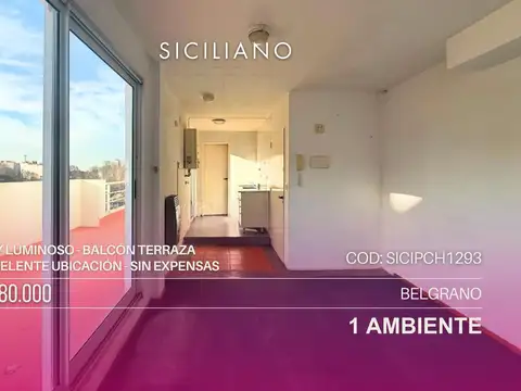 Departamento en Belgrano