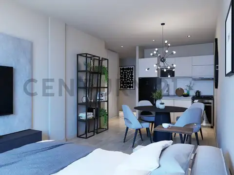 Departamento Monoambiente con 1 baño