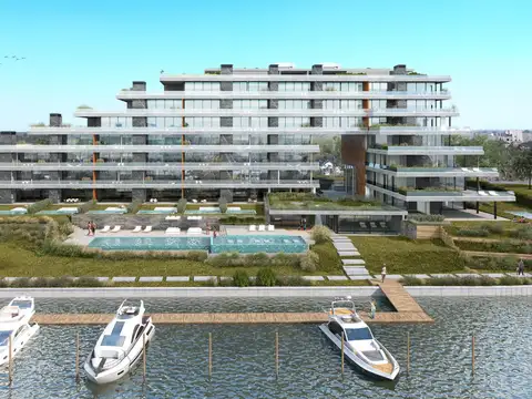 Acqua Marinas Nordelta, 3 ambientes en venta con vista al rio