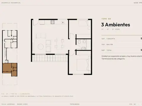 PROMOCION Depto 3 ambientes Balcón y Terraza Villa Luzuriaga