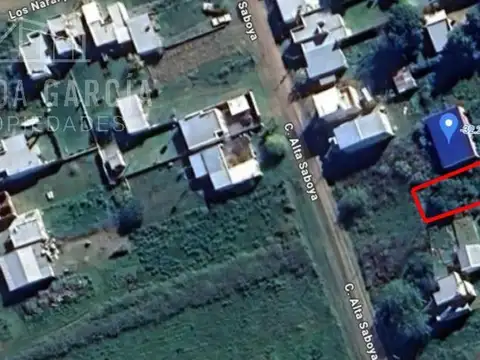 Terreno en Venta 20  mts Fondo