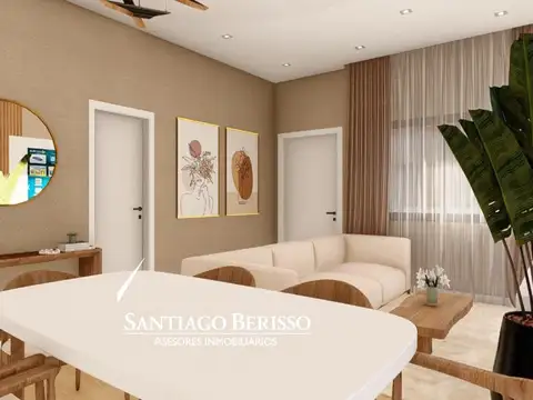 Departamento 2 ambientes con 1 baño