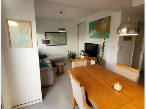 Departamento 2 ambientes con 2 baños