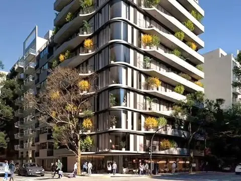 Departamento 2 ambientes con amplio balcón