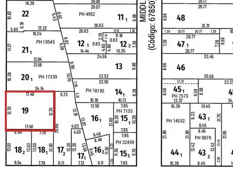 Venta Terreno para constructora