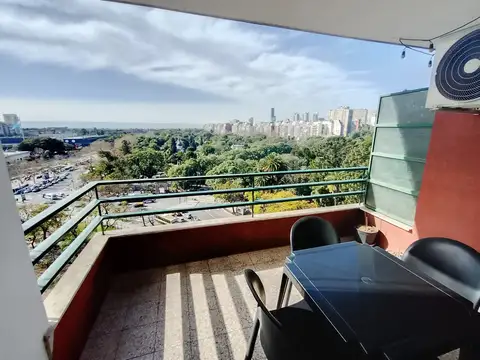 Excepcional vista panoramica, a Plaza italia y Rio de la Plata , incluye un depto de 4 ambientes con Dependencia.