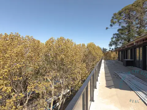Departamento en venta, 2 ambientes en Tigre, con vista abierta, jardín y parrilla