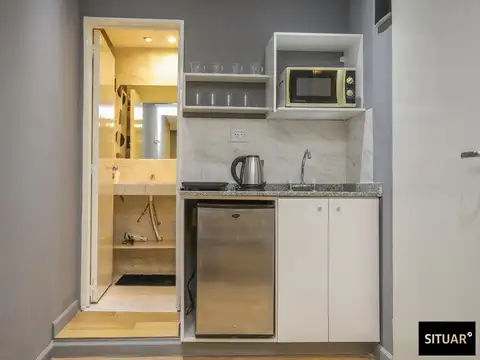 Departamento 2 ambientes con 1 baño