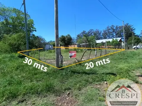 Terreno en Venta en Puerto Yerua, USD 14.000