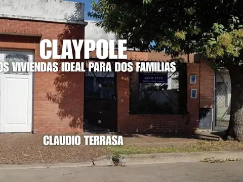 CASA EN VENTA EN CLAYPOLE