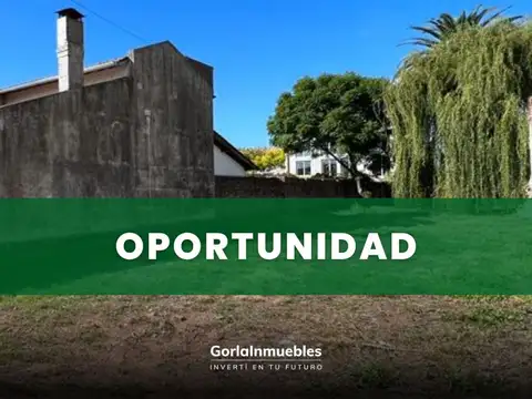 AMPLIO LOTE CENTRICO - A MTS. PLAZA 1810 -  IDEAL INVERSORES - LOBOS