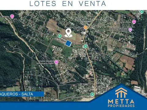 Terrenos en Venta - Vaqueros