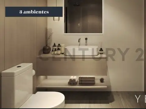 VENTA DEPARTAMENTO 3 AMBIENTES CON BALCÓN TERRAZA  AL FRENTE