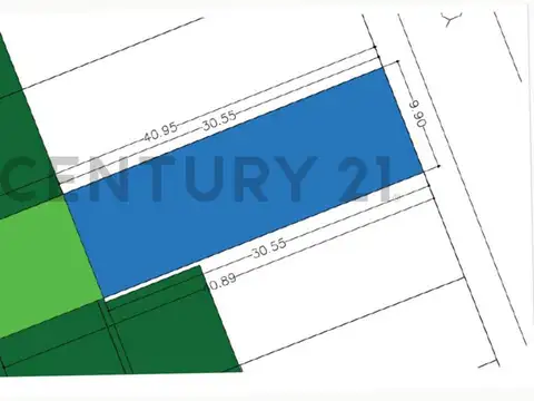Terreno en Venta 40,95  mts Fondo