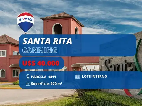 LOTE EN VENTA EN SANTA RITA 