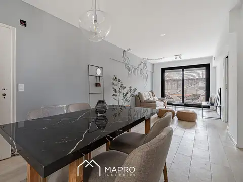Moderno 3 ambientes con cochera y amenities en Caballito