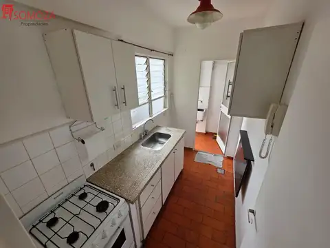 Departamento 2 ambientes con 1 baño
