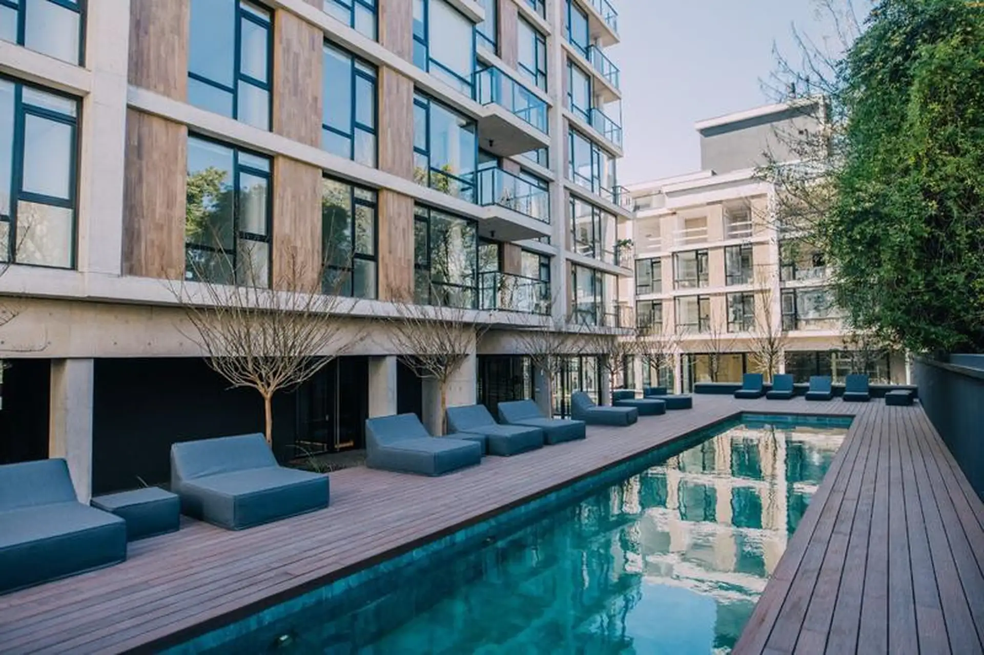 Depto 4 amb, 138m² en Guemes con cochera y pileta — RESIDENCIAS SAN LORENZO
