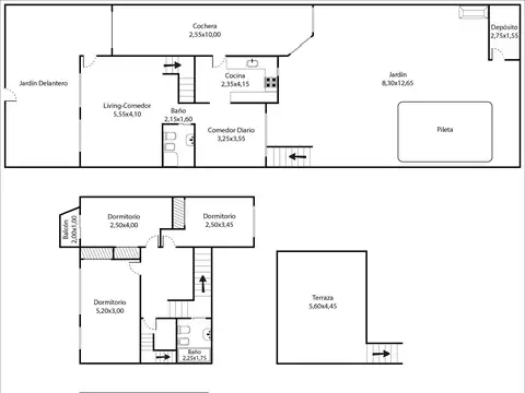 Casa en Venta de 3 dormitorios